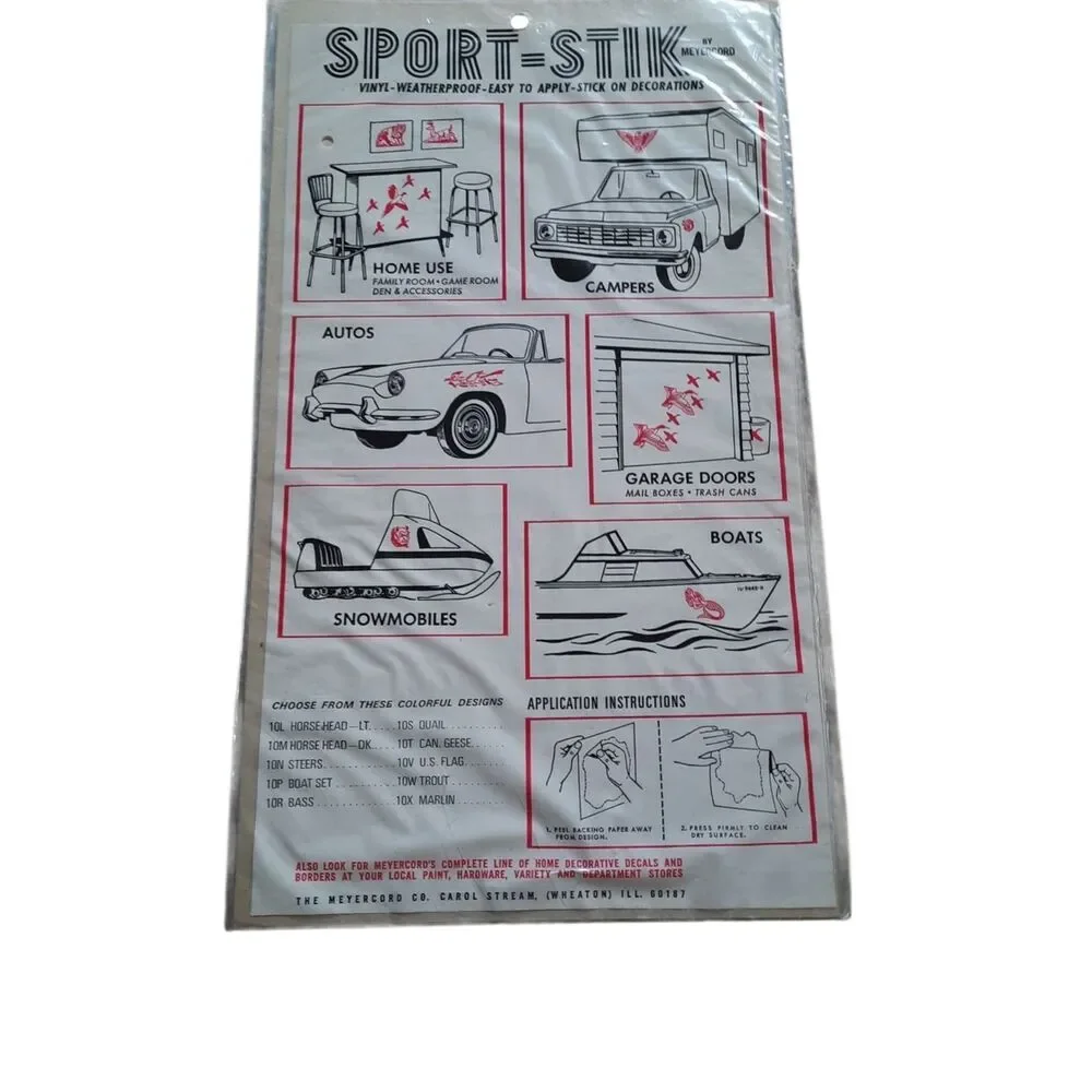 Sport-Stik Vintage Canada Goose Wall Decal Set - Brown & Black